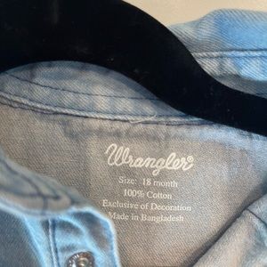 Wrangler onsie
